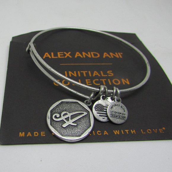 Alex and Ani Initial Bracelet - Picture 3 of 3